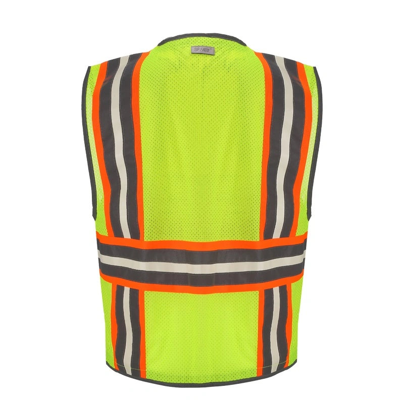 Warning Traffic Safety Vests Work Wear Hi Viz Security Safety Clothing for Men Construction Vest