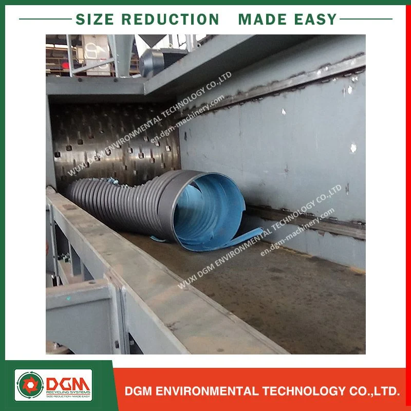 High Efficient PP Pipe Shredding Machine with Weg Motor