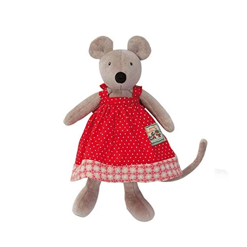 2022 Custom Kids Cute Soft Little Couple Mouse Plush Stuffed Doll with Clothes