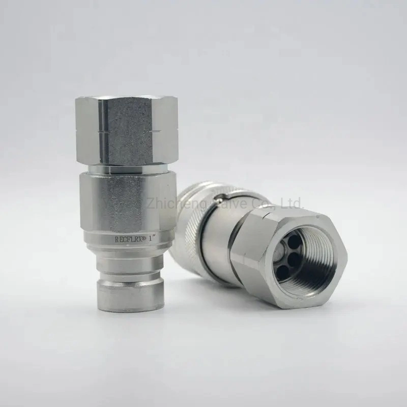 Factory Direct Selling Flat Face Hydraulic Quick Coupling NPT Hydraulic Crimp Pipe Fitting and Hose with Wide Varieties