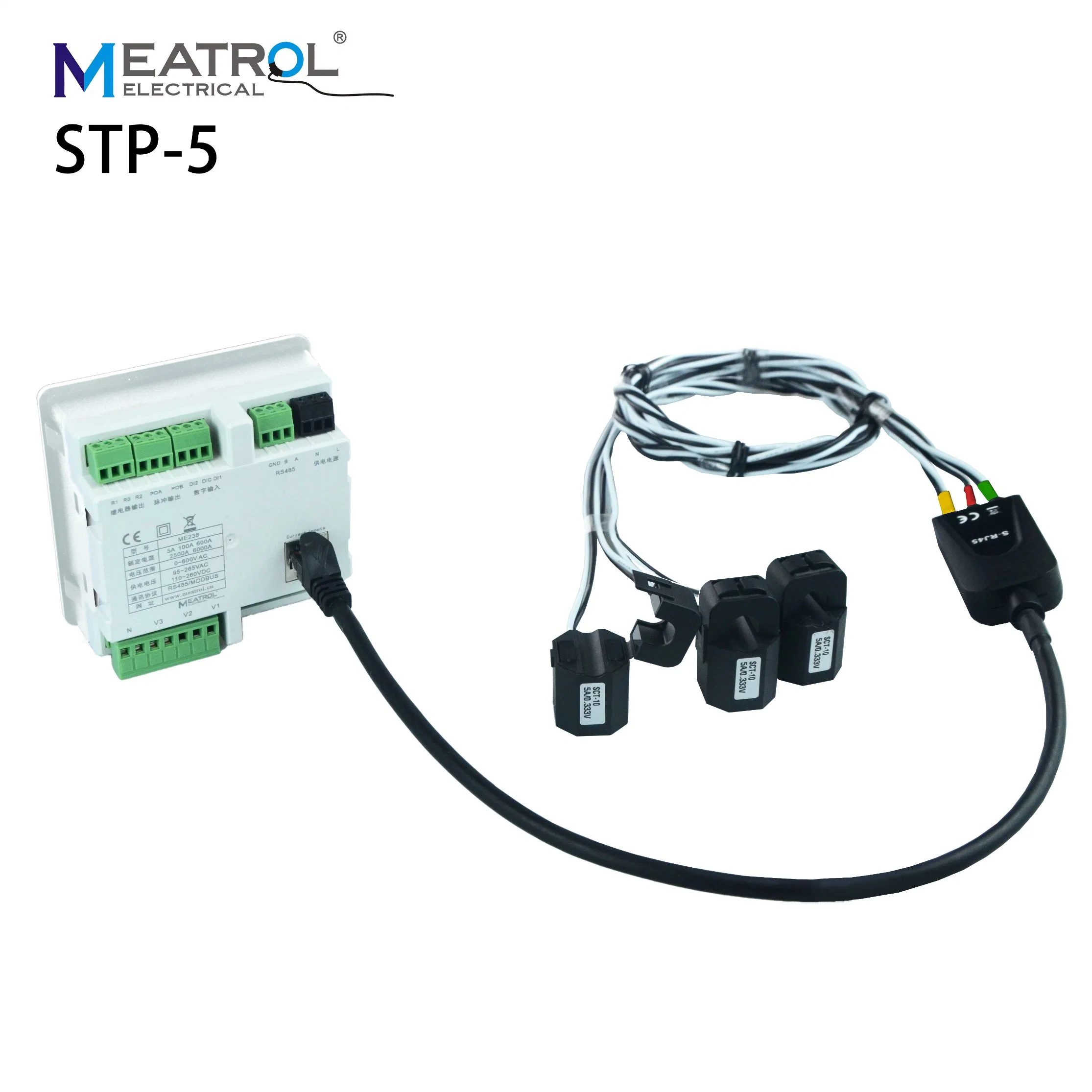 Me Meatrol238 Medidor de energía de voltaje de corriente AC voltios amperios Watt medidor inalámbrico