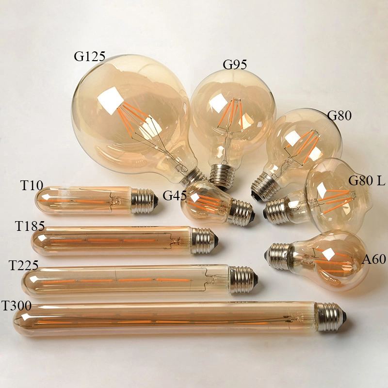 LED Bulb Lamp COB 4W Glass Filament Decoration Dt180