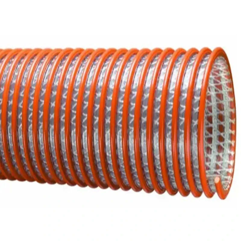 China Manufacturer Flexible Plastic PVC Heavy-Duty Spiral Corrugated Suction Hose