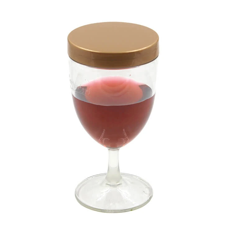 187مل النبيذ القابل لإعادة الاستخدام كوب البلاستيك كوب غاب بلاستيك كوب غاب كأس لتغليف النبيذ