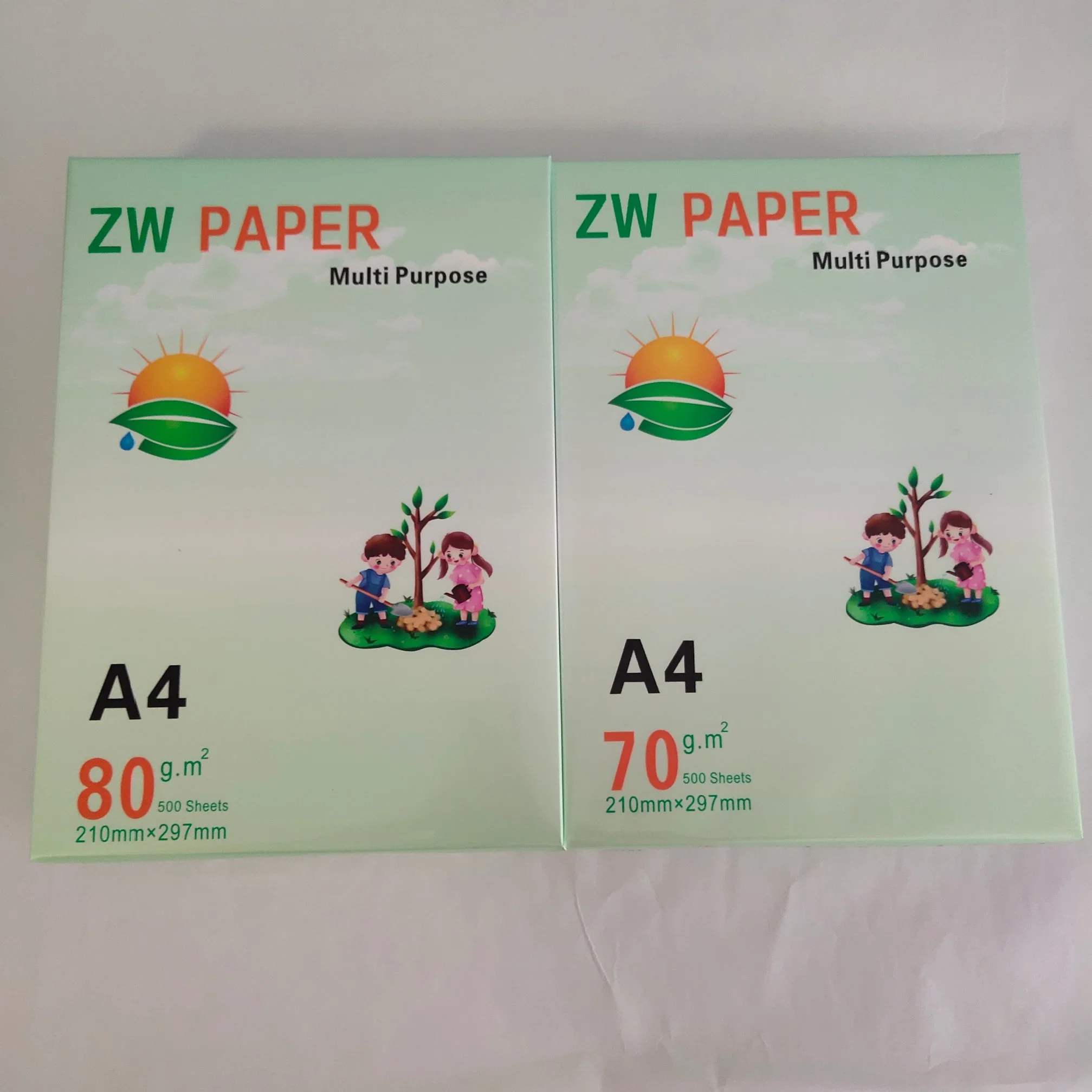 100% Pulp A4 Paper Copier 500 Sheets/Ream - 5 Reams/Box A4 Copy Paper OEM 70GSM 75GSM 80GSM