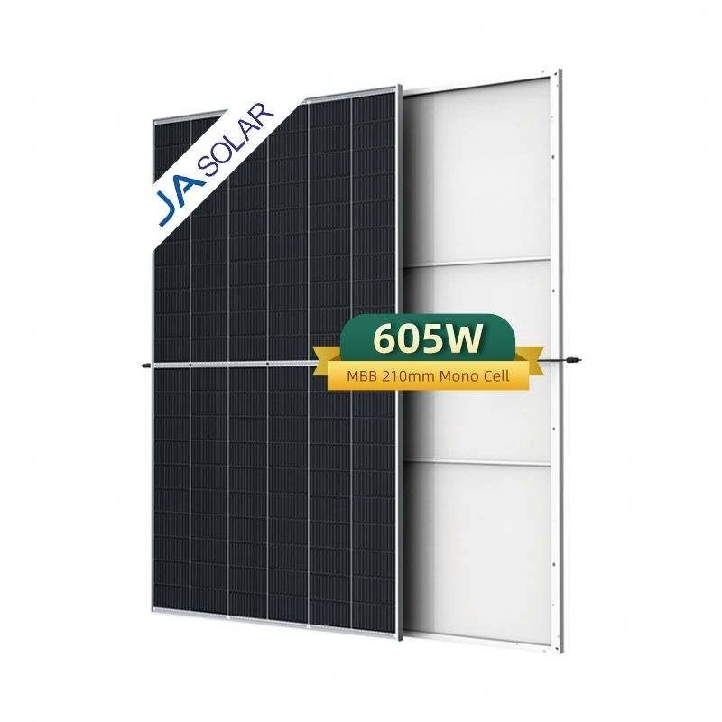 156 Half Cell Ja 580 590 605W Wholesale/Supplier Poly PV Fold Flexible Black Monocrystalline Polycrystalline Photovoltaic Module Mono Solar Energy Power Panel