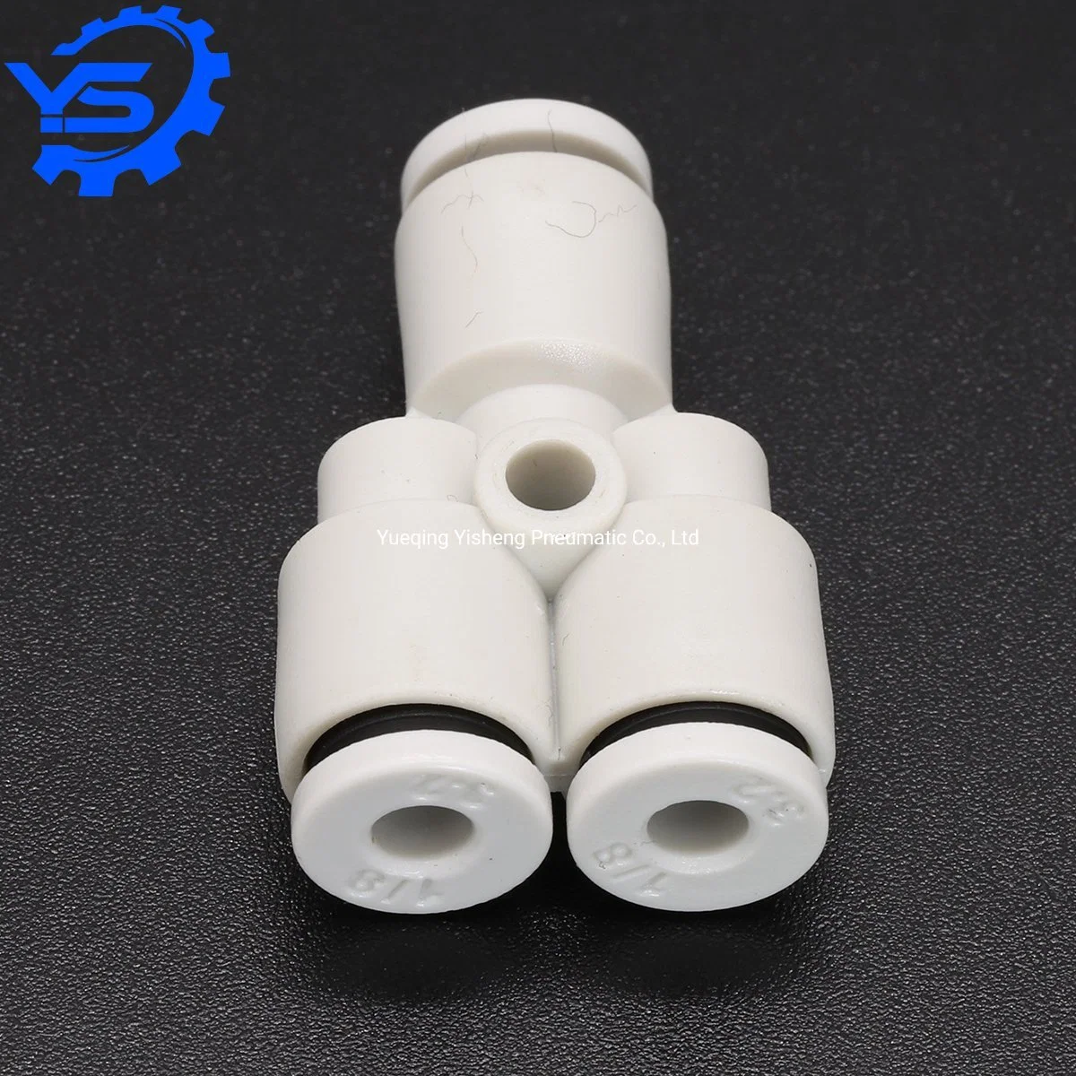 Py Series Direct Way Push in to Connect Compact Equal Yee Pneumatic Plastic Quick Connecting Fitting One Touch Tube Fittings Mini Type