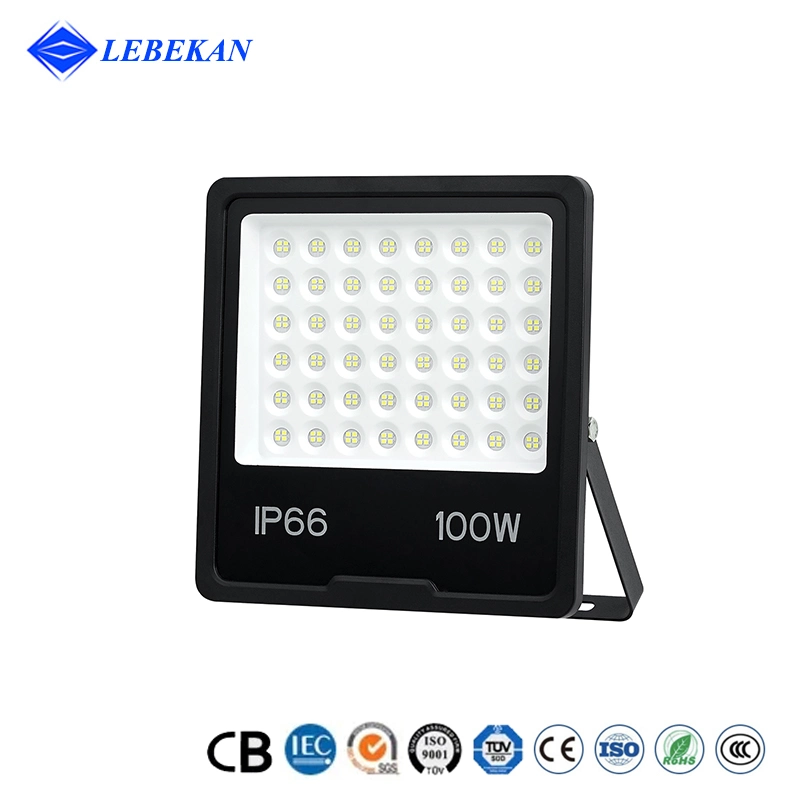 Exterior Garden Landscape IP65 50W 80W 120W 150W 300W Square Replacing Aluminum Reflector Commercial Outdoor LED Flood Light Fixtures