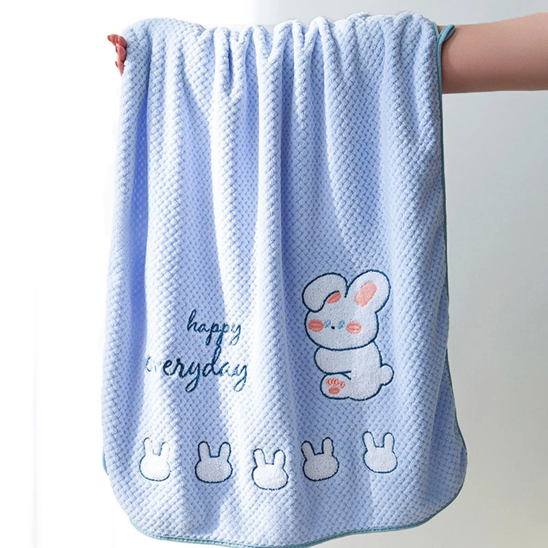 High Absorbent Easy Clean Microfiber Waffle Design Hand Pet Hair Drying Towel