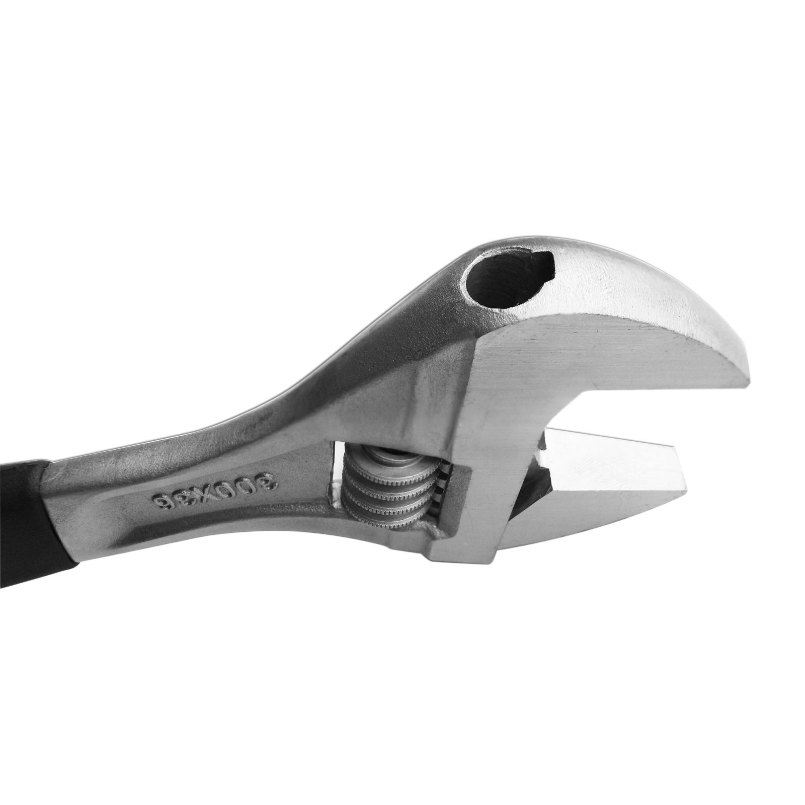 Non-Slip 6" Cr-V Steel Satin Chrome Plated Spanners Adjustable Wrench