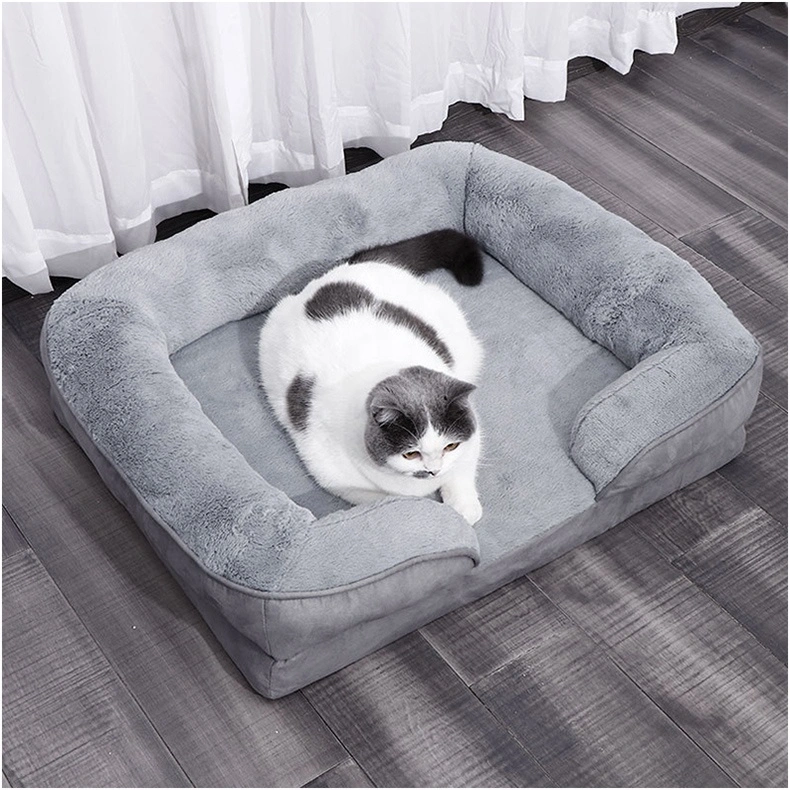 Maßgeschneiderte Waschbare Polyester Hund &amp; Katze Haustier Bett
