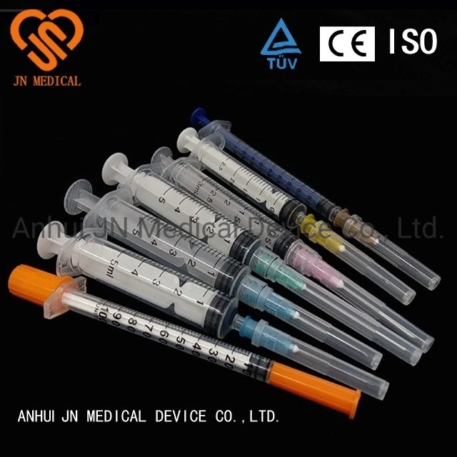 Cheap Disposable Medical Plastic Luer Lock Disposable Sterile Injection Syringe with Needles