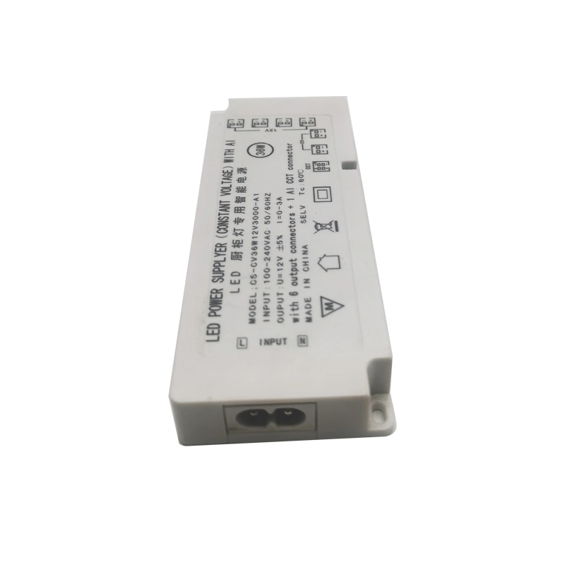 LED de 12 V 3A 36W el controlador de plástico de modo de conmutación de AC/DC Alimentación LED CONTROLADOR DE LED