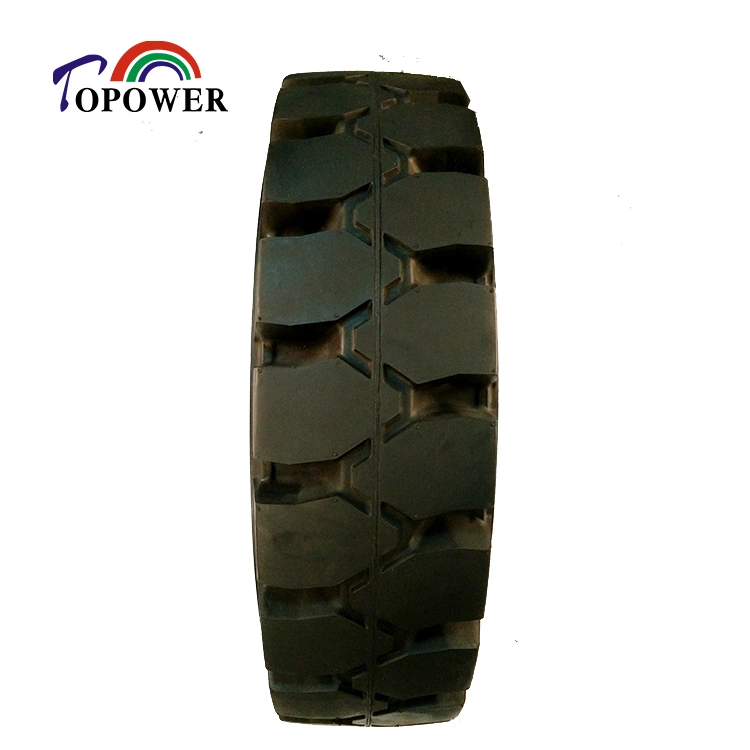 8.25-16 High Quality Forklift Rubber Solid Tire for Pneumatic Tire Rim