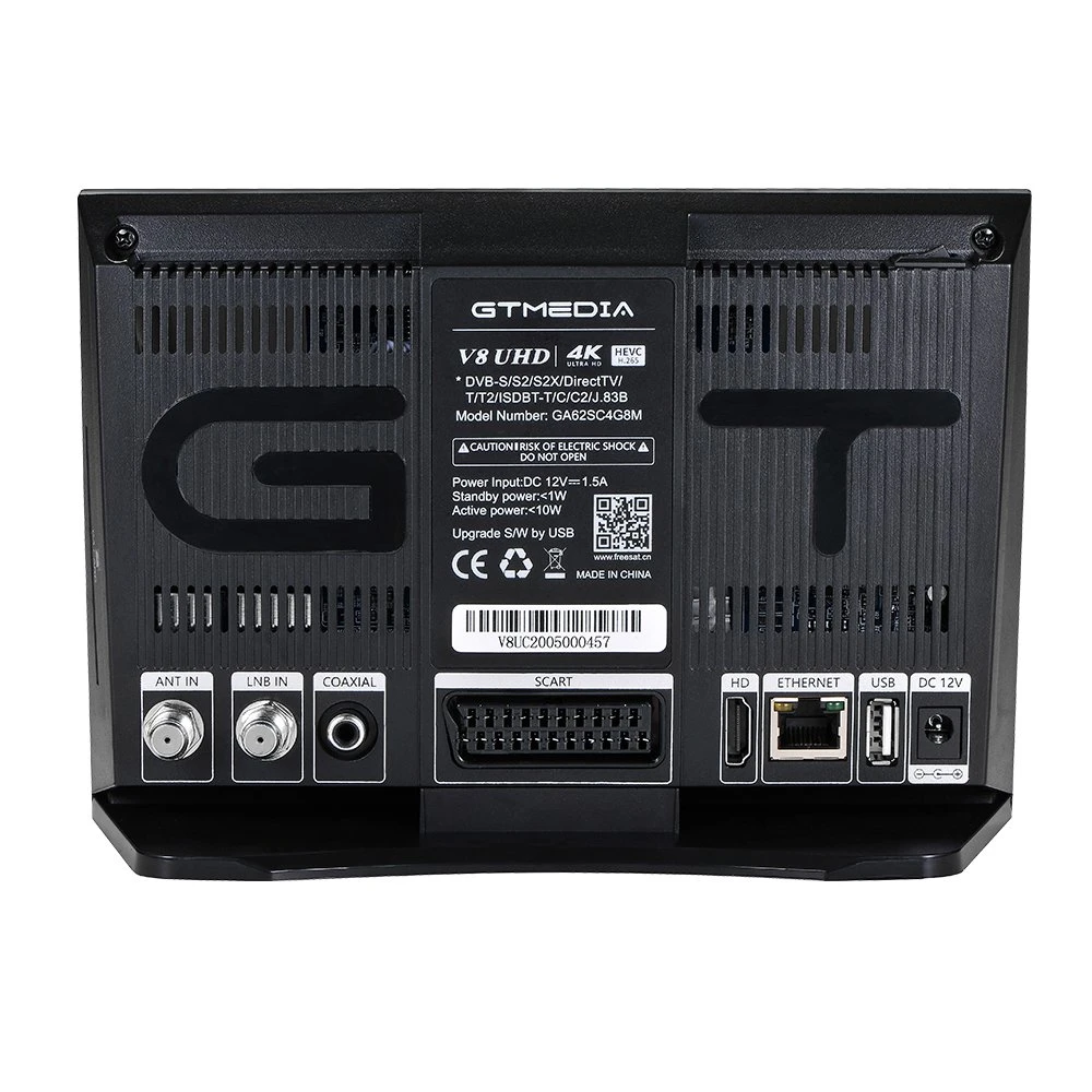 V8 Soporte Gtmedia UHD DVB S2X/T2/C El receptor de satélite