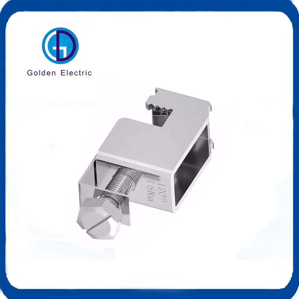 250A 16-120mm2 Cable Connection Clip Stainless Steel Busbar System Wire Clamp Opening Dimension 17X15mm Cable Clip