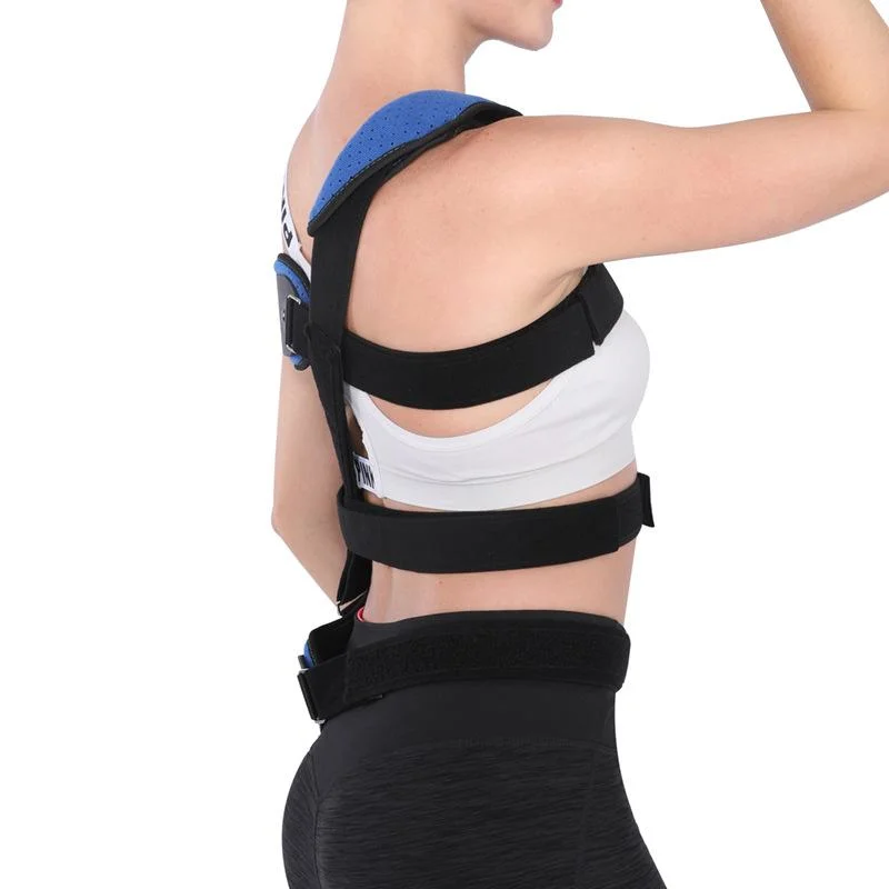 Corrector de escoliosis alta baja corrección de la jorobada Correas de hombro apoyo dorsal lumbar