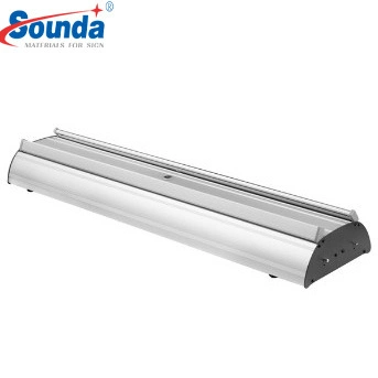 Silver Double Side Aluminum Roll up Stand