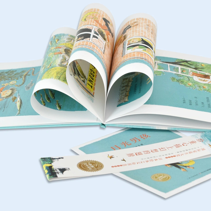 Custom Publishing Offset Printing Booklet Folded Flyer Magazine Brochures Catalogue Photo Paper Book Printing
