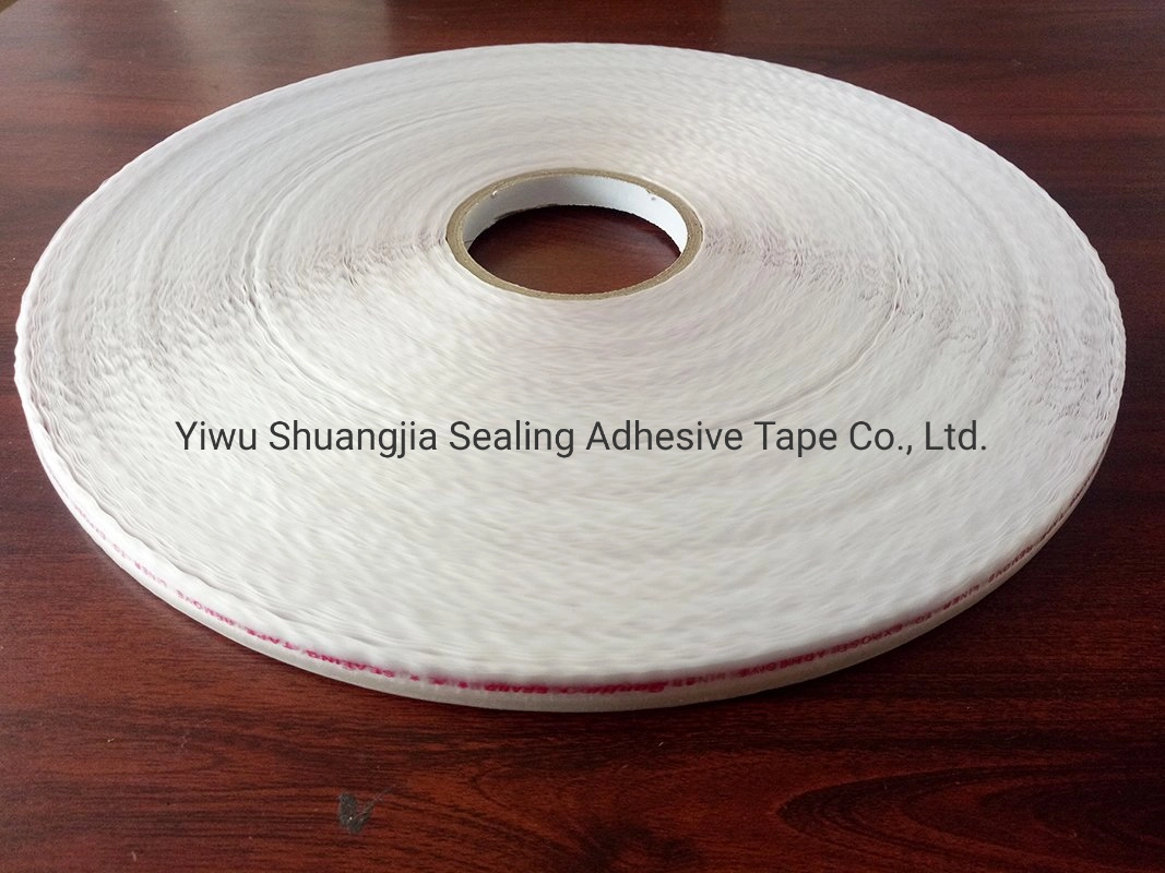 Printed Extended Liner Tape, Self-Adhesive Strips, Re-Sealable Bag Sealing Tape for Packing Bag (13mm)