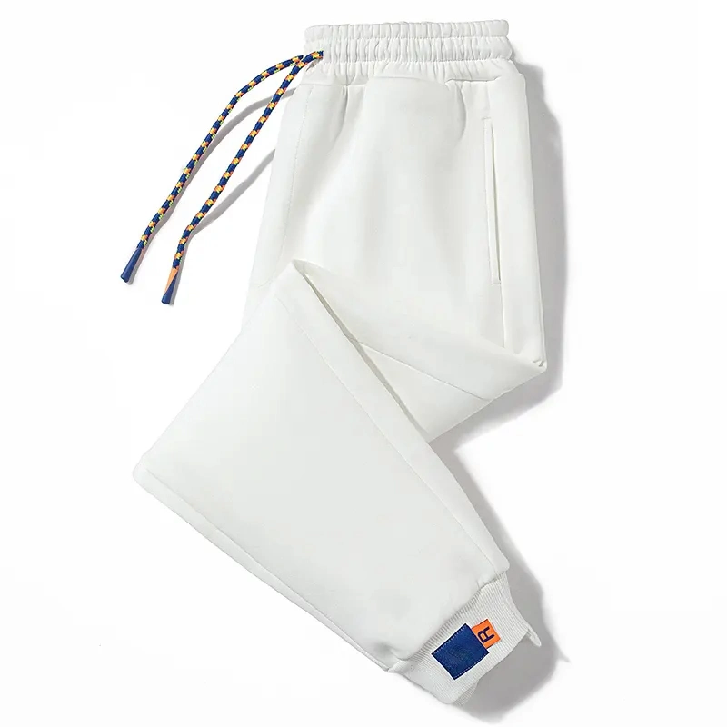 Qualidade elevada Frouxo Pants logotipo personalizado de calças de desgaste de Rua Sweatpants sobredimensionado homens calças de Tracção Incorporada