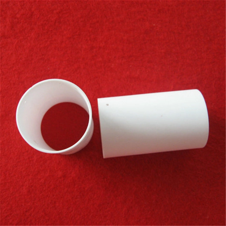 Customized Size Thin Wall 95% Al2O3 Pipe Wear Resistant White Insulation Sleeve Alumina Ceramic Tube