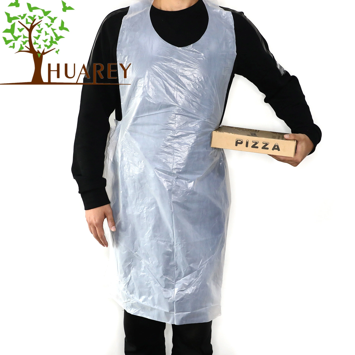 Disposable Water-Proof Clear Plastic Cooking/Kitchen/Wash Dishes Apron