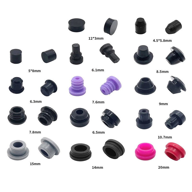 Hollow Silicone Plug T-Type Hole Plug Round Rubber Silicone Dust Plugs