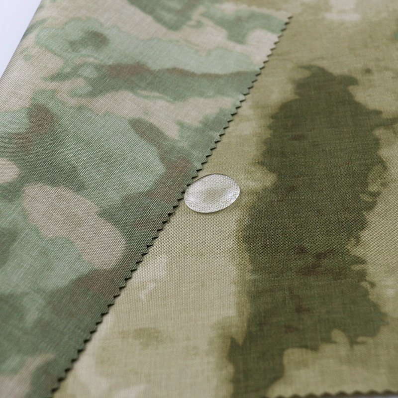 Professional Windproof and Waterproof Breathable Laminated Polyester Fabric Material