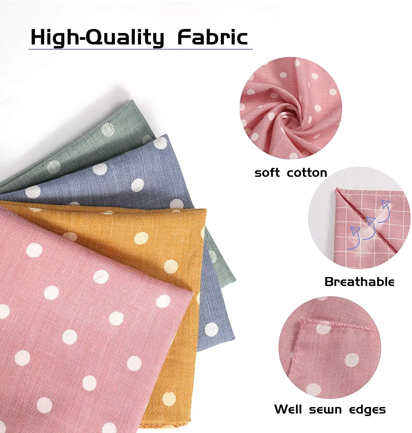 Hanyang Dog Bandanas Birthday Gift Soft Cotton Washable Daily Comfortable Scarfs Adjustable Accessories for Small Dog