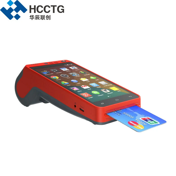 POS Terminal All in One EMV PCI Android with Touch Screen GPRS Bluetooth WiFi Barcode Qr Code Scanner 58mm Printer (HCC-Z100)