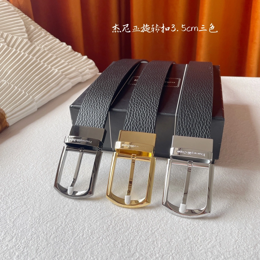 Wholesale/Supplier Zegna's Luxury Ladies Fashion Designer Replica Genuine Leather Men Belt Accessories