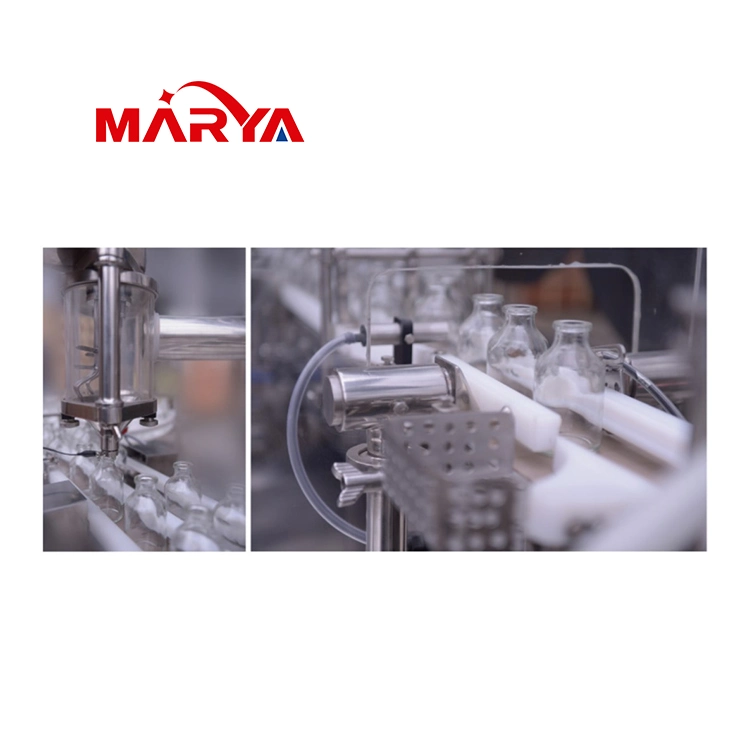 Marya Fully Automatic Vaccine Injectable Auger Powder Filling Machine with Washing Drying Machine