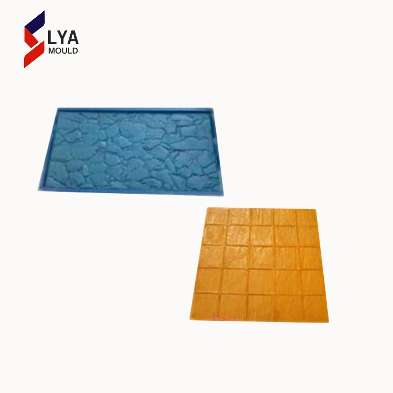 PU Raw Material Rubber Concrete Stamp Molds Leather Stamp