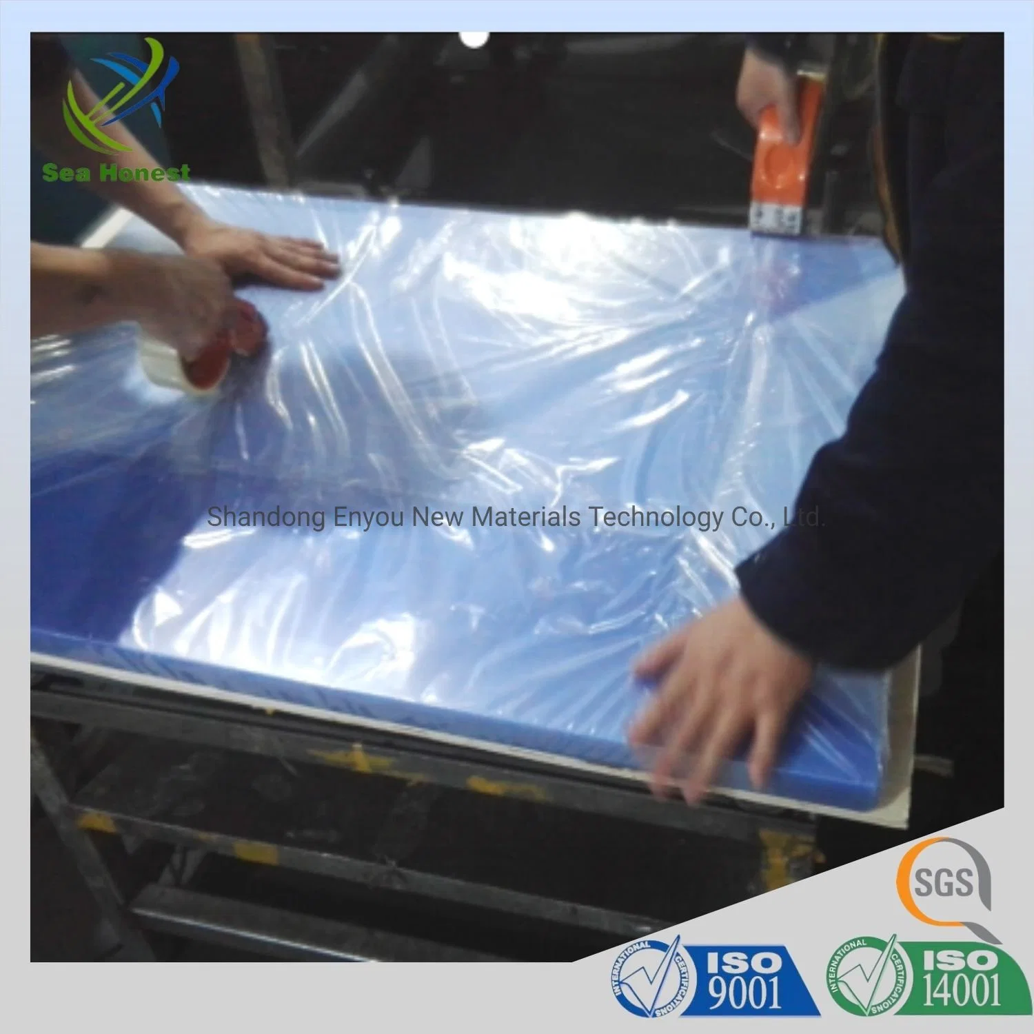 precio de fábrica de PVC rígido Transaprent mascota PLA Film de PVC plástico Lámina transparente para el Vacío formando