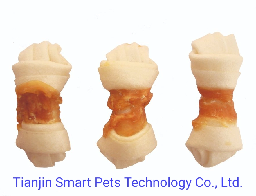 Natural de ossos de couro cru de PET e Cão tratar Snacks alimento