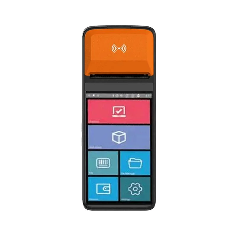 Ordinateur de poche tous les Smart Touch dans un seul écran 4G WiFi PDA POS terminal de paiement électronique