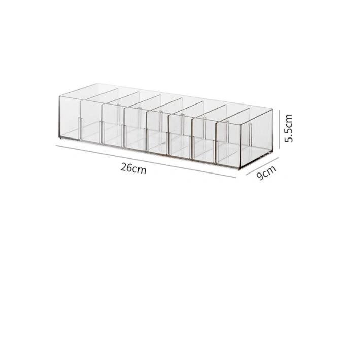 Transparent Tabletop Storage Box for USB Cable