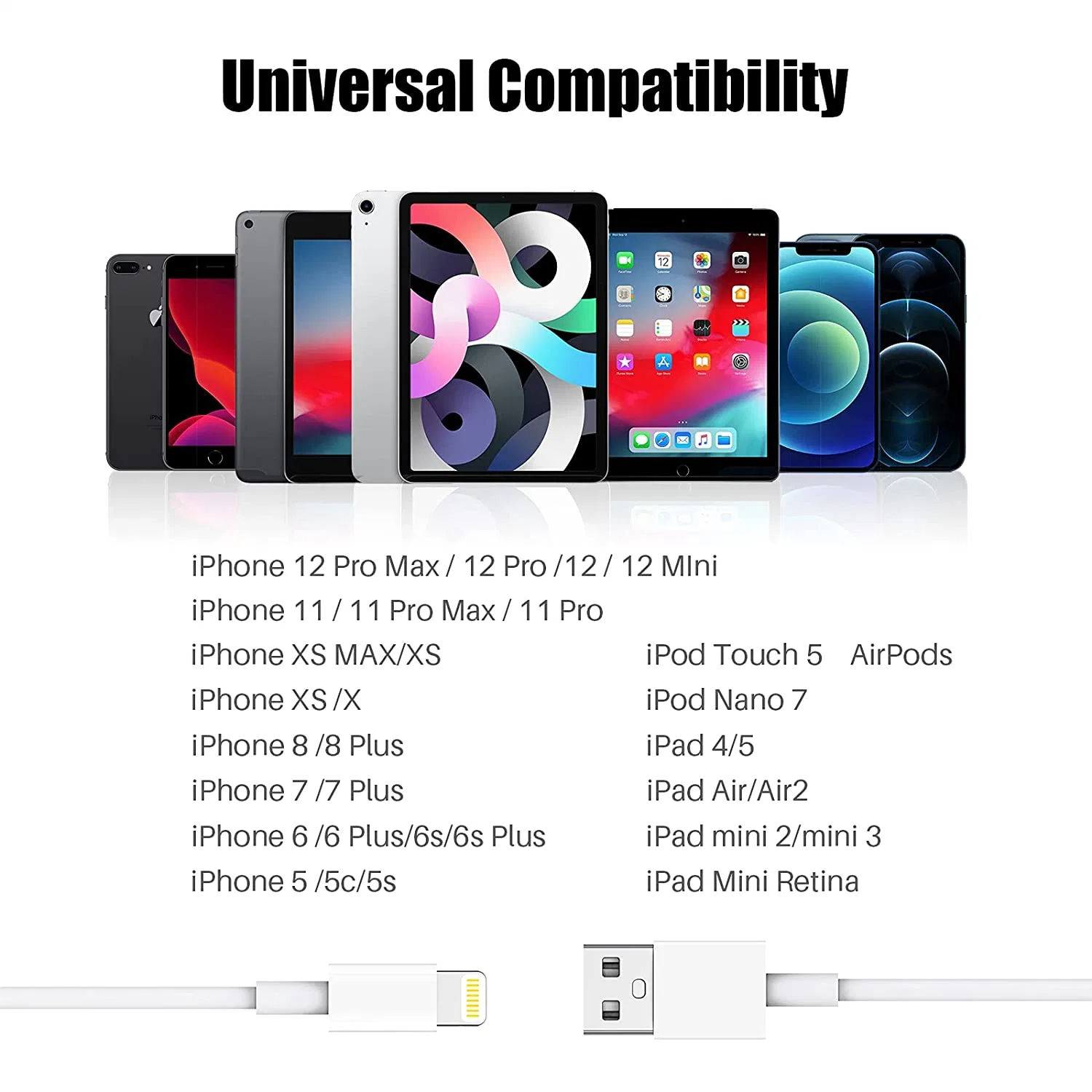 High quality/High cost performance  Original USB Lightning Cable for iPhone X 11 12 13 USB Fast Charger Cable for iPhone iPad Wholesale/Supplier Phone Accessories