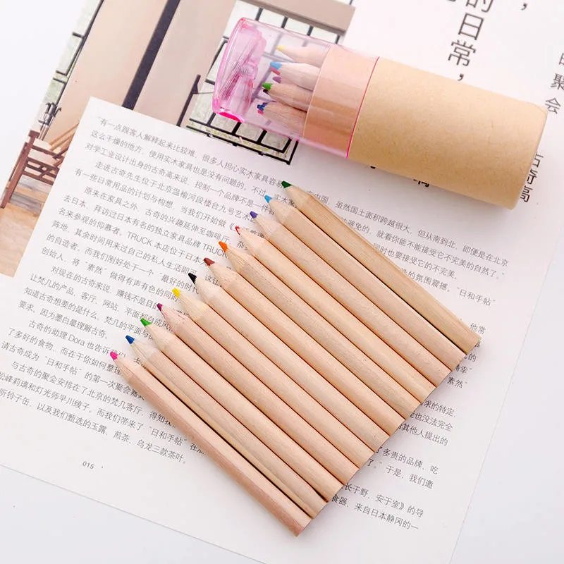 Cartoon Children's Drawing Wood Colored Pencils