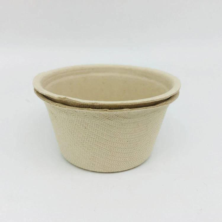 100% Biodegradable Recyclable Eco-Friendly Bagasse Sugarcane Paper Pulp Cups