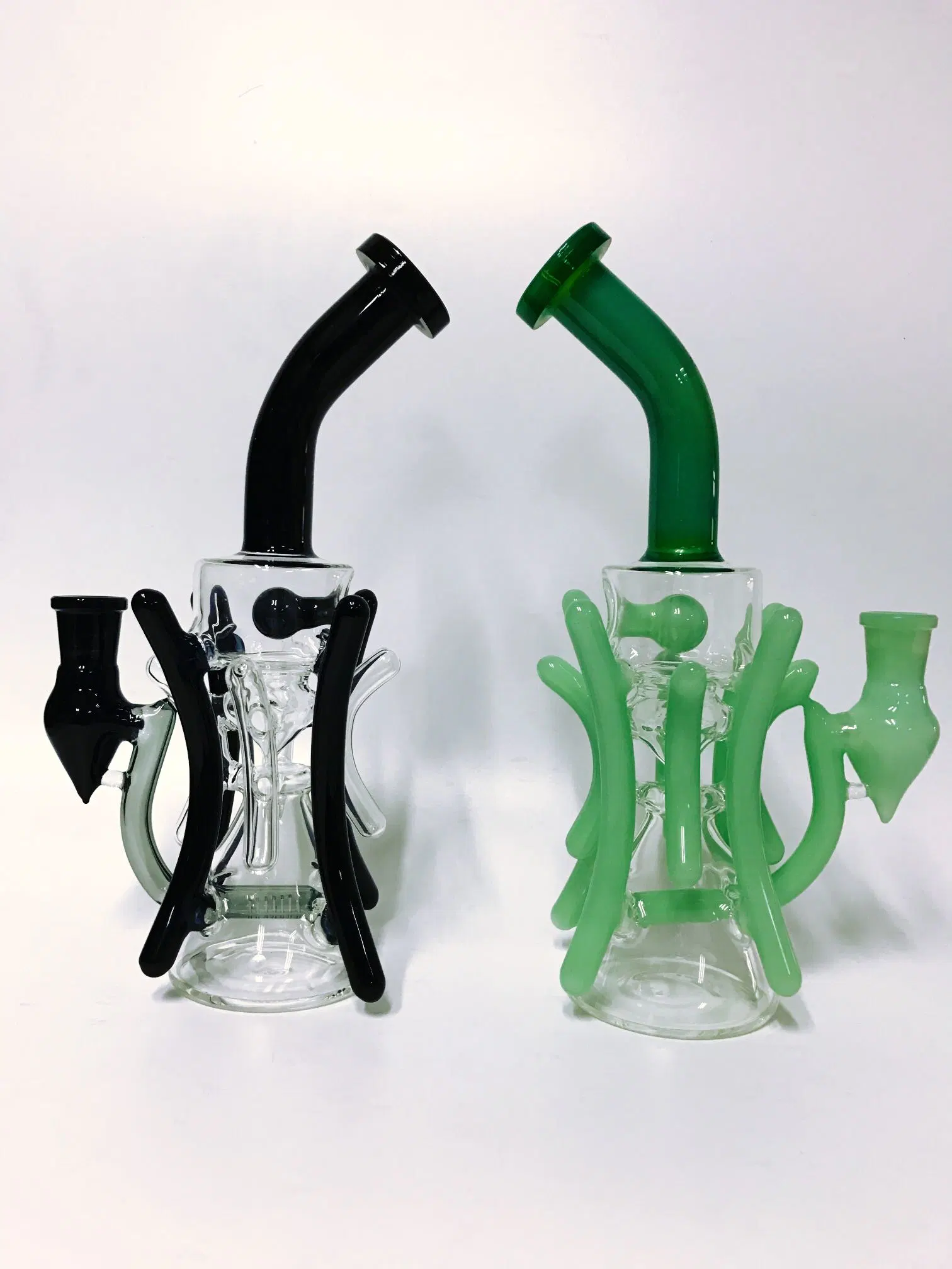 China Manufacturer New Heady DAB Rig Glass Water Pipe, Diamond Glass Wholesale/Supplier Recycler Glass Smoking Pipe