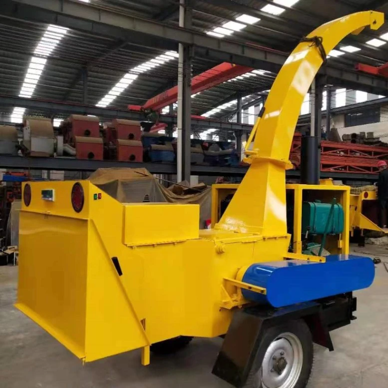 Diesel Power Wood Chipper Branches Garden Chipper Shredder