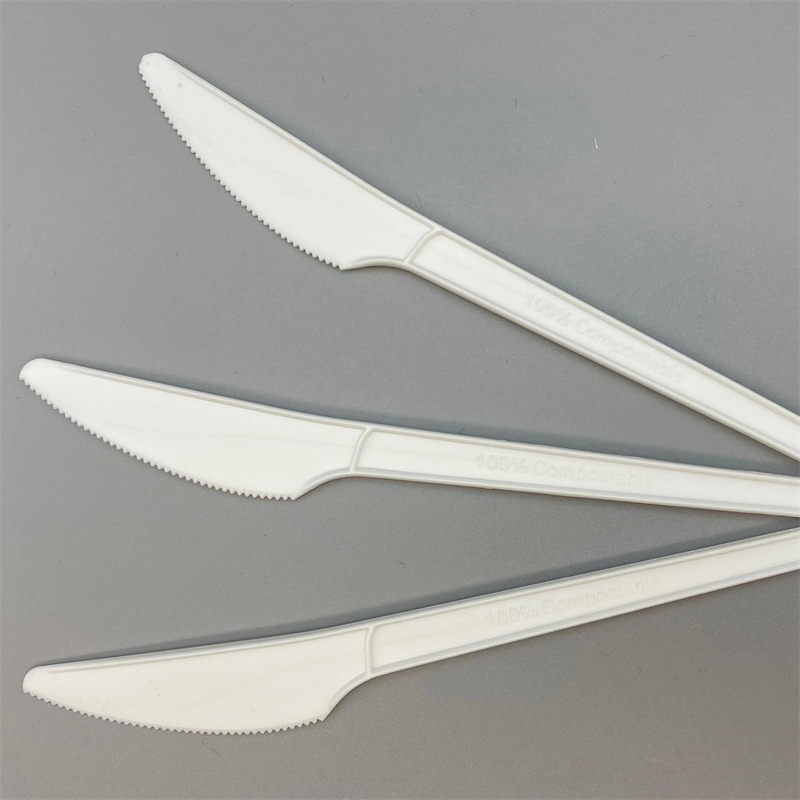 Disposable Utensils Kitchenware 6.5" Biodegradable Cpla Cutlery Set