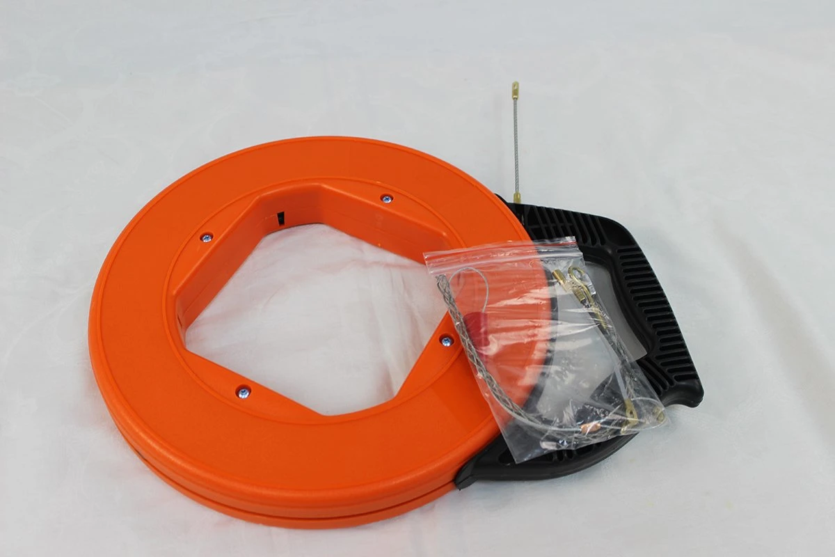 Outil électrique automatique en nylon polyester pour le tirage de fils de câble, extracteur de fil de ruban de poisson FRP en acier et fibre de verre