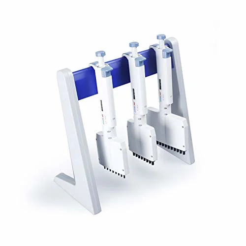 Lab Equipment Pipette Stand Holder L Shape Pipette Stand for 8PCS Micropipettes