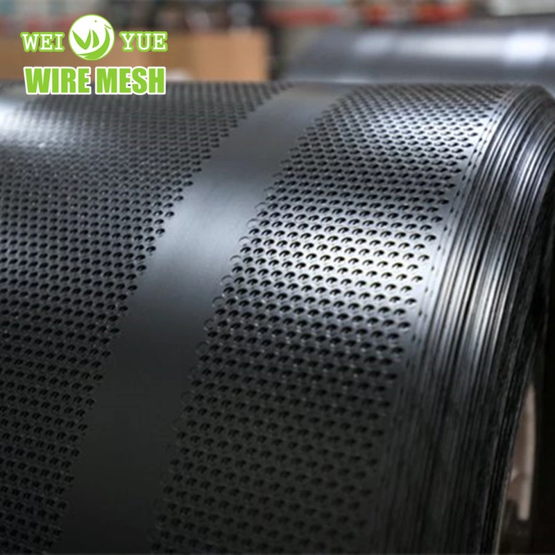 Hot DIP Galvanized Steel Perforated Metal Sheets Air Filter Mining Screen