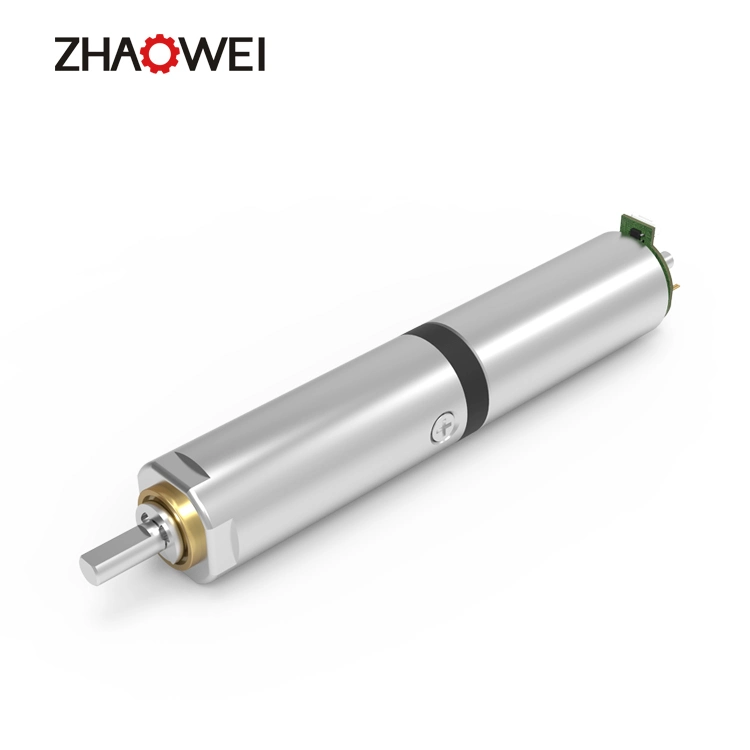 Zhaowei Custom Mini Reducer 6mm 6V 12V Micro Gearbox DC Motor with Encoder for Safety Headrest