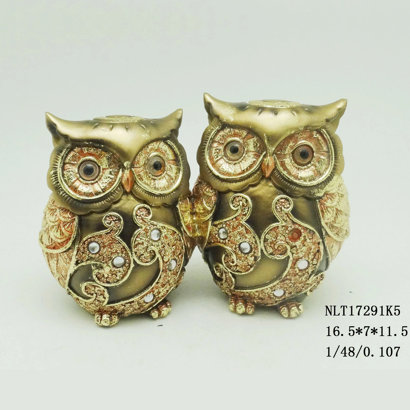 High quality/High cost performance  Manufacturer Supplier Poly Resin Owl Figurines