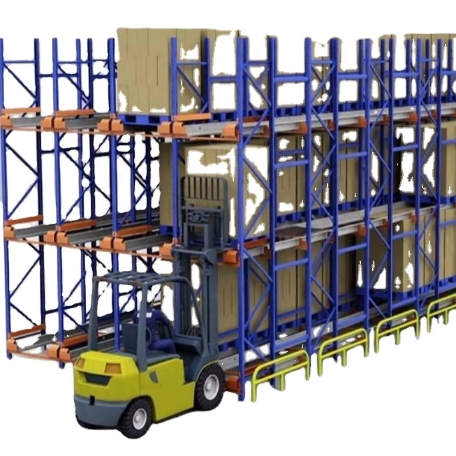 Storage Racking Metal Rack Individual Access Height Remote Control Storage Radio Shuttle Racking System